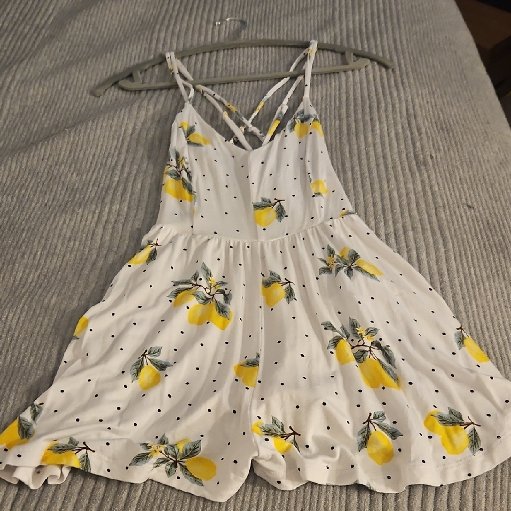 Forever 21 Lemon Romper